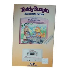 1985 The Story of The Faded Fobs Teddy Ruxpin Adventure Series Tape & Book WOW
